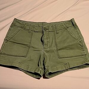Olive Army Green Shorts
